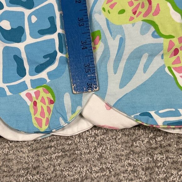 Ana Clare Reversible Dress Womens XXL Scallop Hem Ocean Sea Turtle Resort Wear - Picture 11 of 11